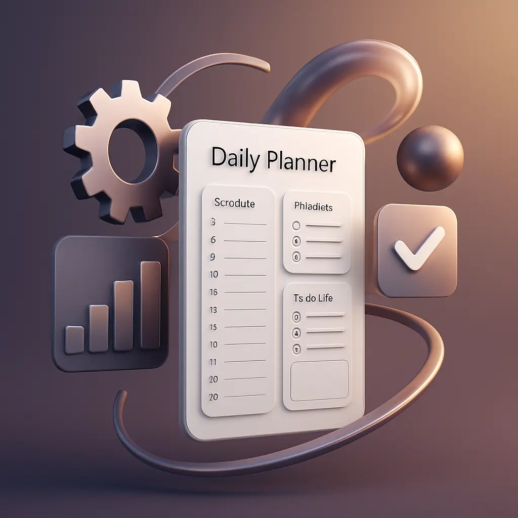 Customizable Daily Planner Template