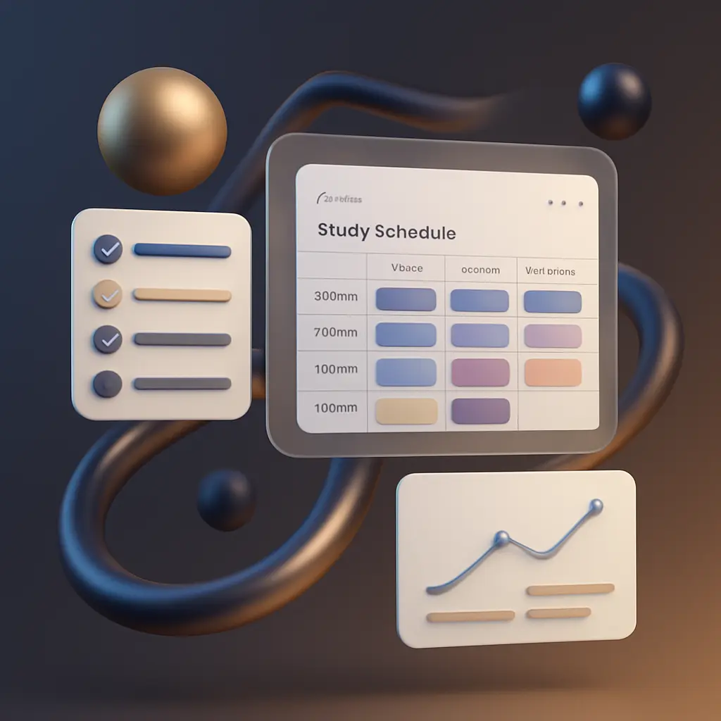 Customized Study Schedule Generator