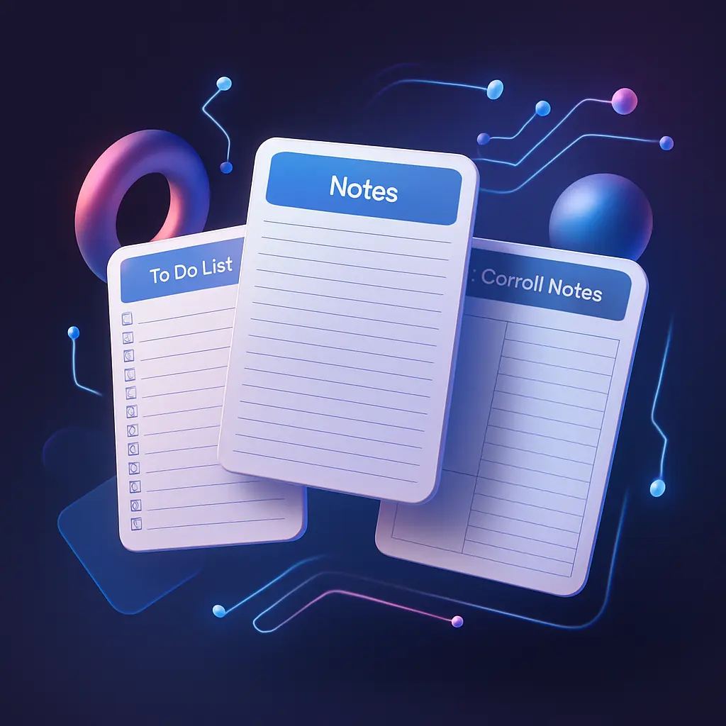 Printable Note-Taking Templates